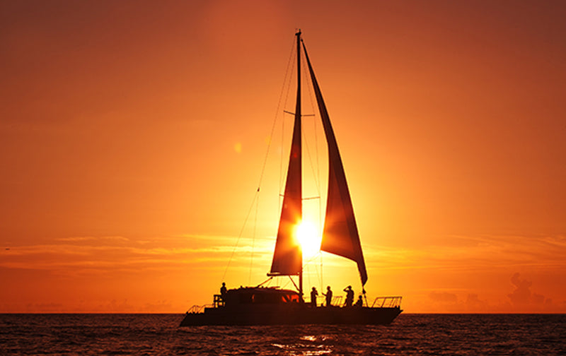 Yacht Sunset Sailing
