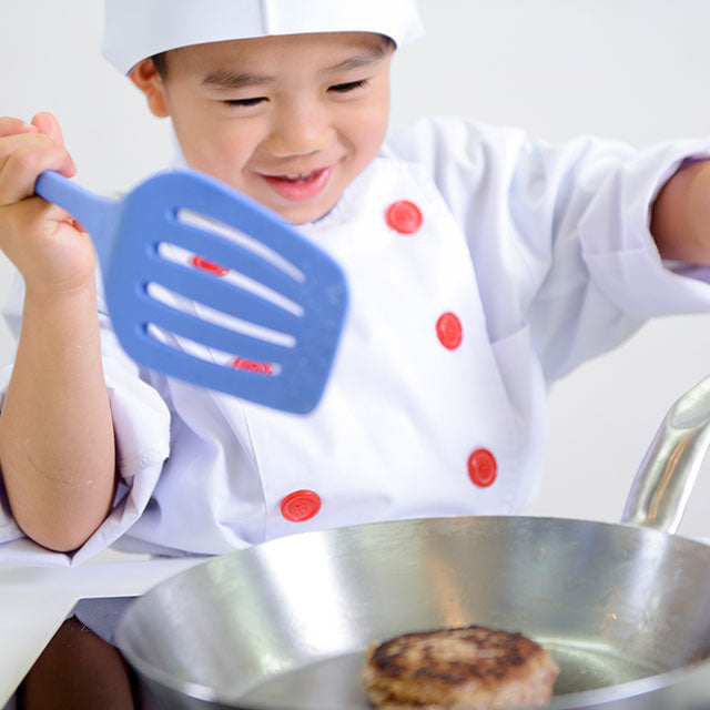 初めて☆お仕事チャレンジ　ホテルシェフ ハンバーグクッキング