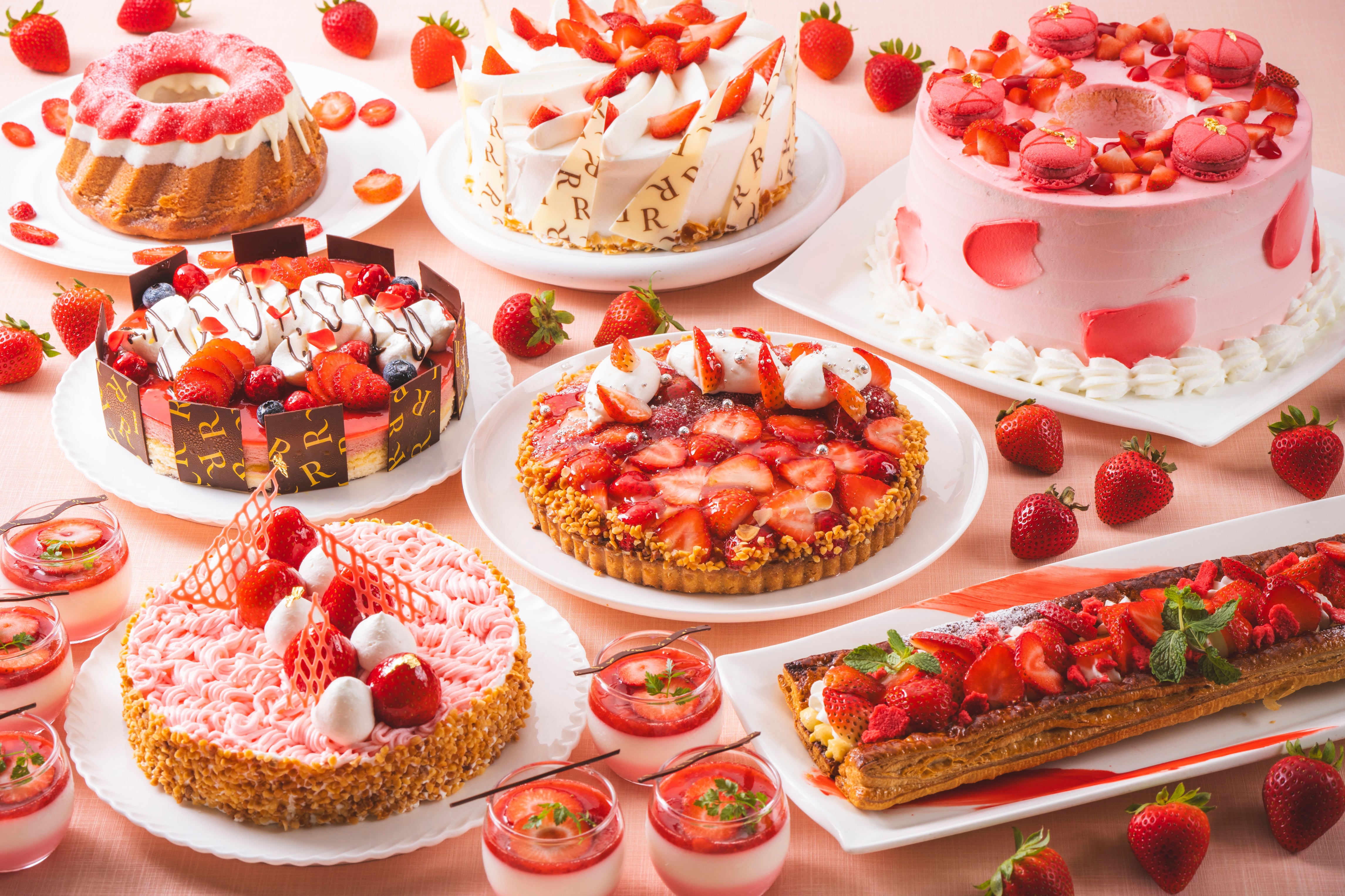 フォーシーズン　フレンチビュッフェのストロベリースイーツ